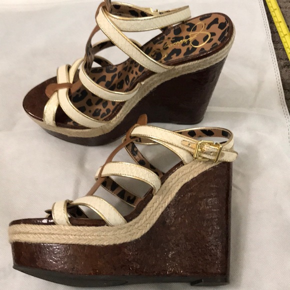 Jessica Simpson platform wedge sandals - Picture 4 of 7